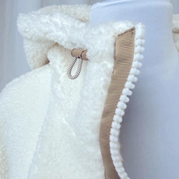 New with tags! Ivory Gap Fit Sherpa Hooded Coat XL - Picture 6 of 8